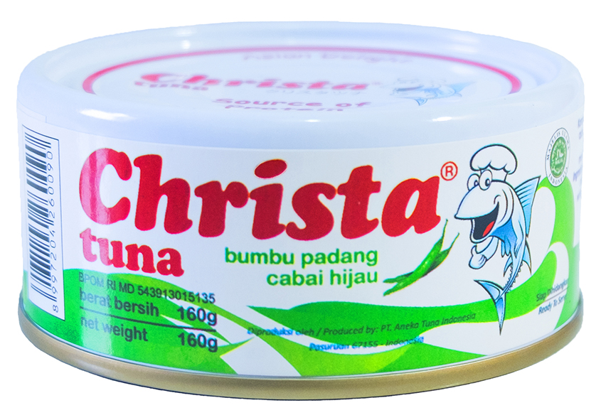 Christa Tuna Padang Cabai Hijau 160 g