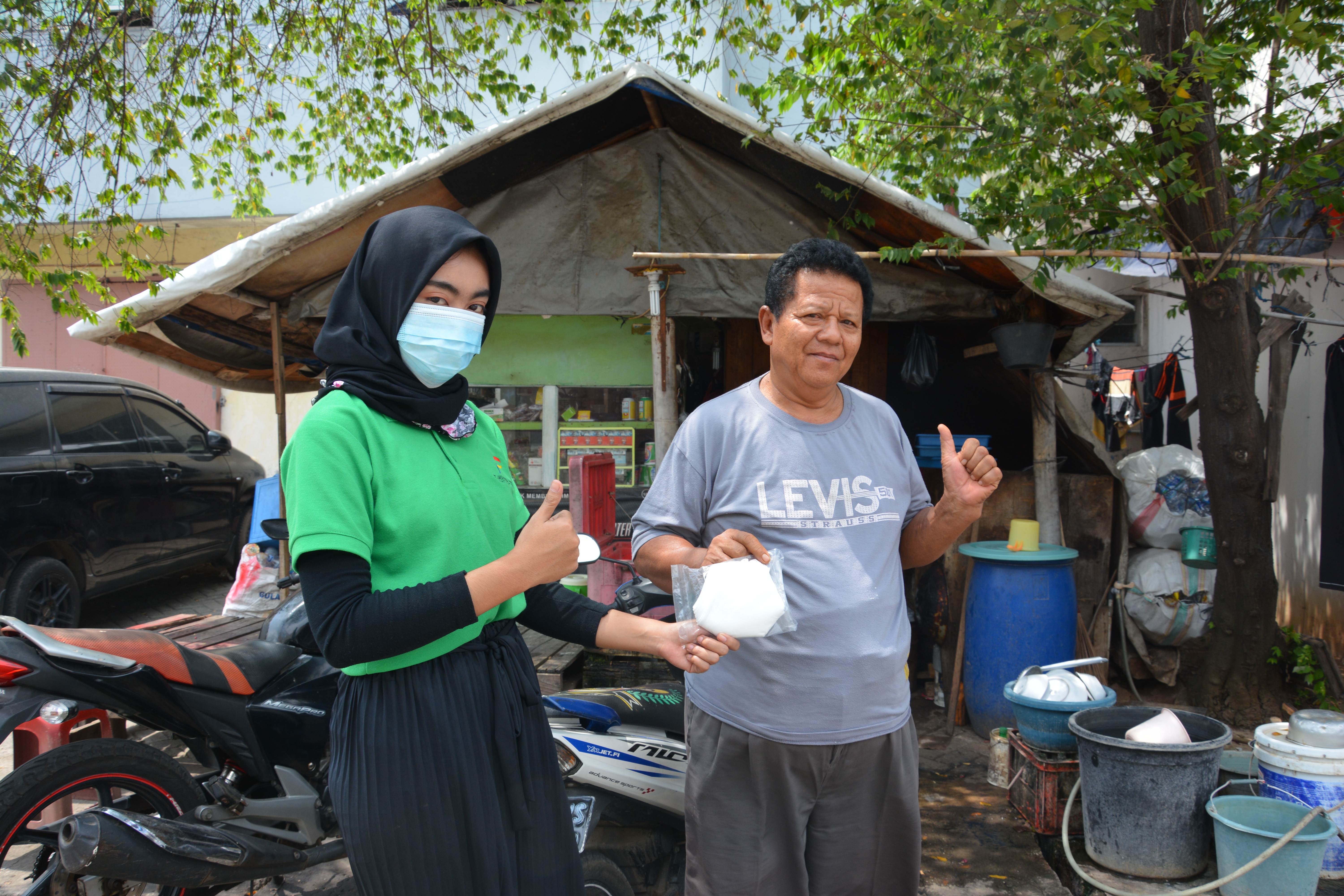 PT. Jaya Putra Multiguna Membagikan Masker Dalam Rangka Pencegahan Penyebaran COVID 19