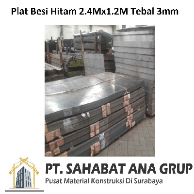 Jual Plat Besi Hitam 2 4mx1 2m Tebal 3mm Pt Sahabat Ana Grup Surabaya Jawa Timur Indotrading